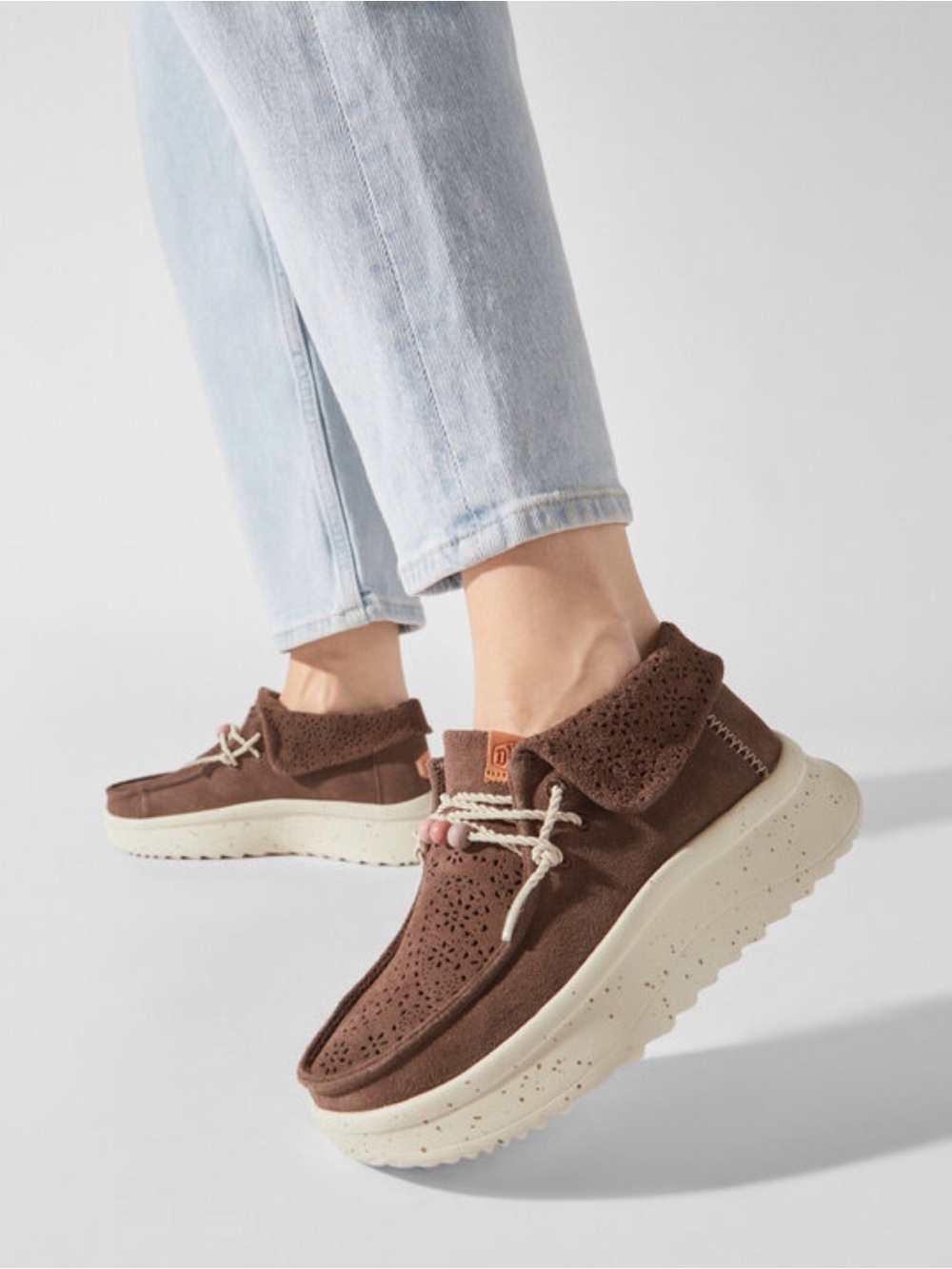 Hey Dude Wendy Peak Fold Cocoa
